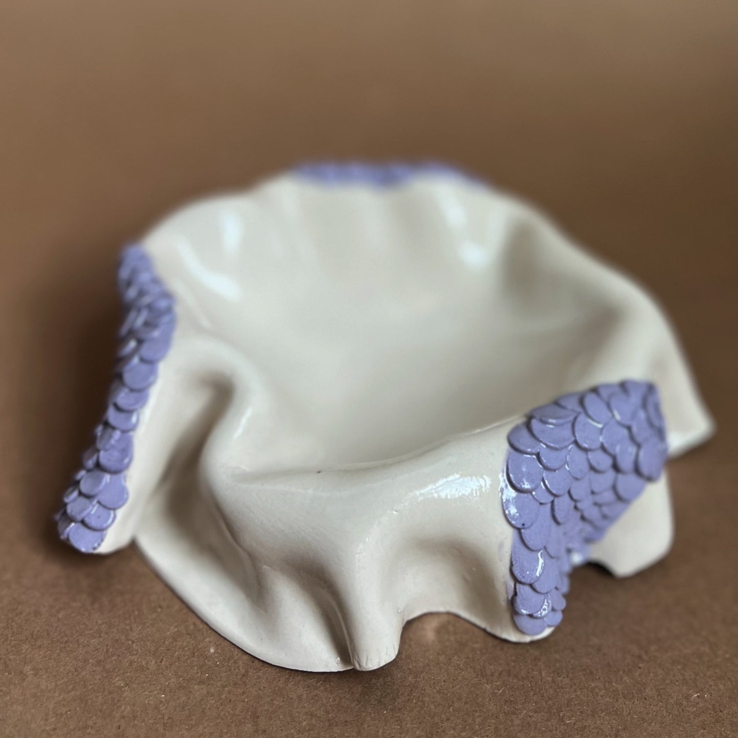 Purple Ceramic Bowl - Ariel No: 1