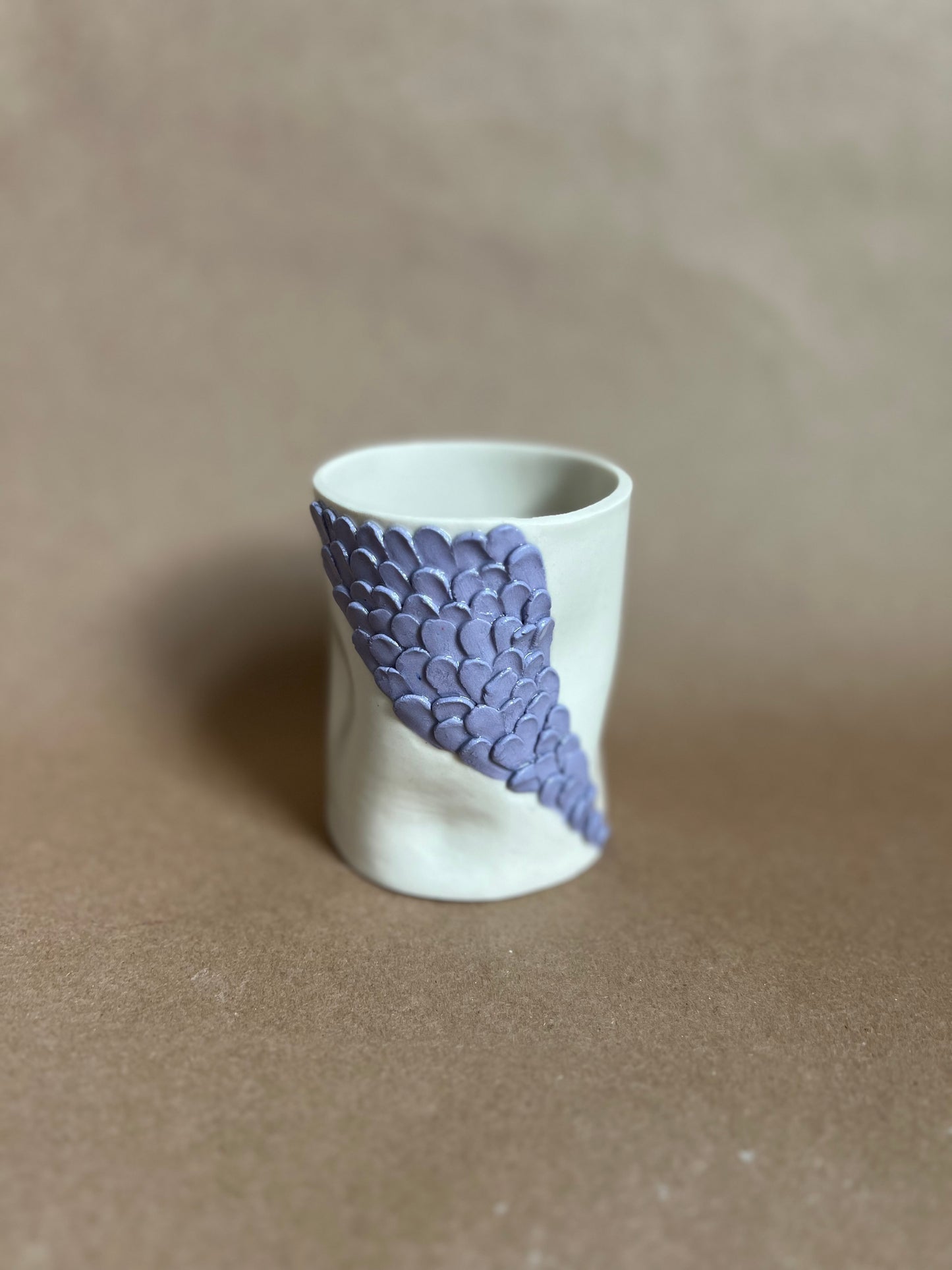 Purple Textured Ceramic Mug - Ariel No: 6