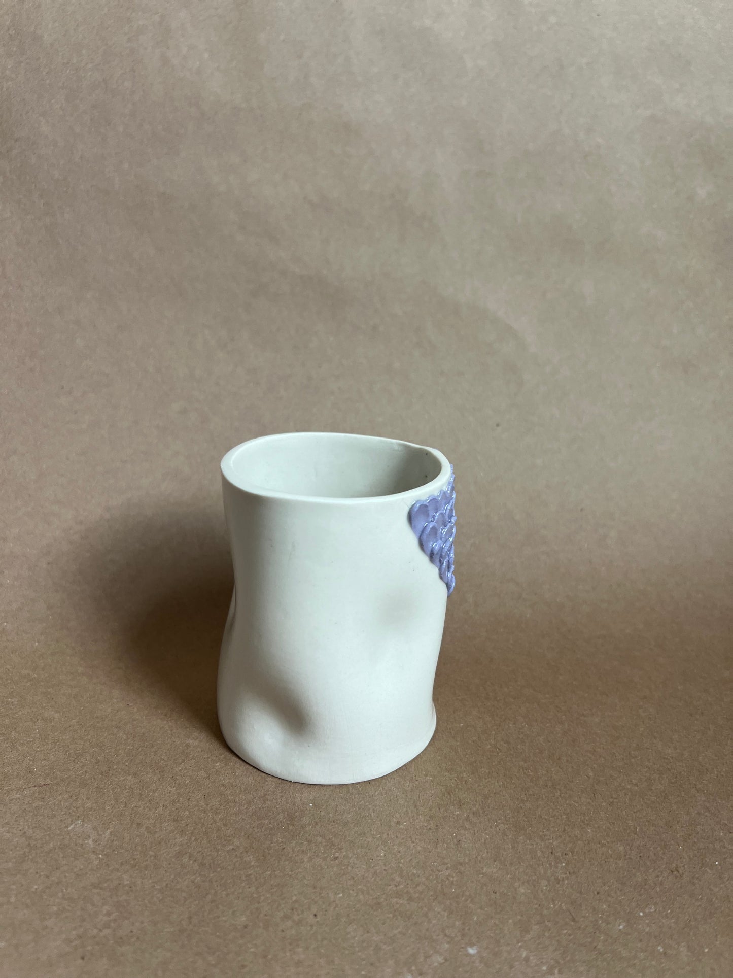 Purple Textured Ceramic Mug - Ariel No: 6