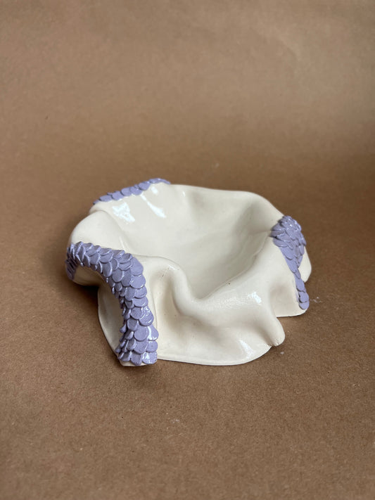 Purple Ceramic Bowl - Ariel No: 1