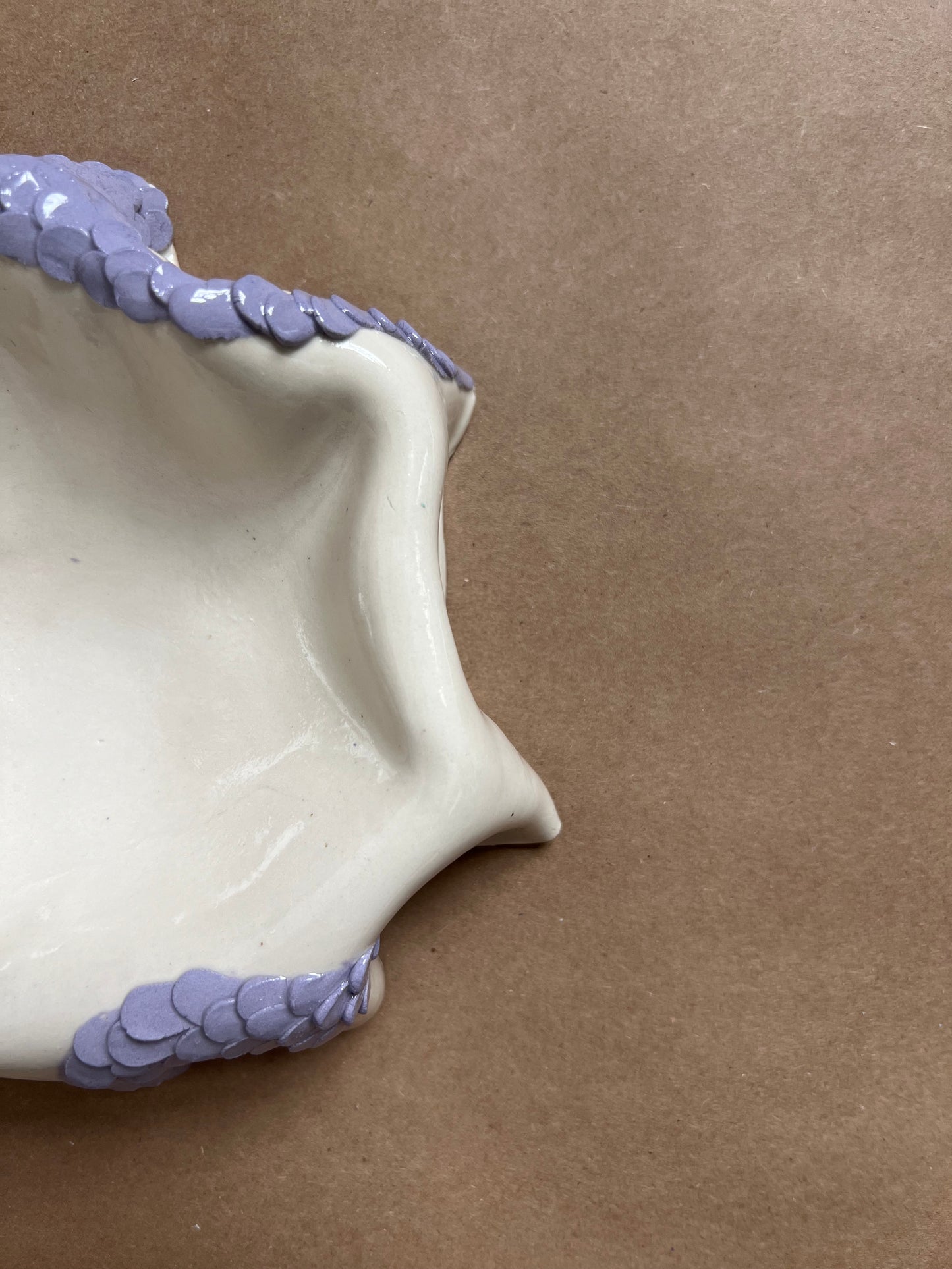 Purple Ceramic Bowl - Ariel No: 1